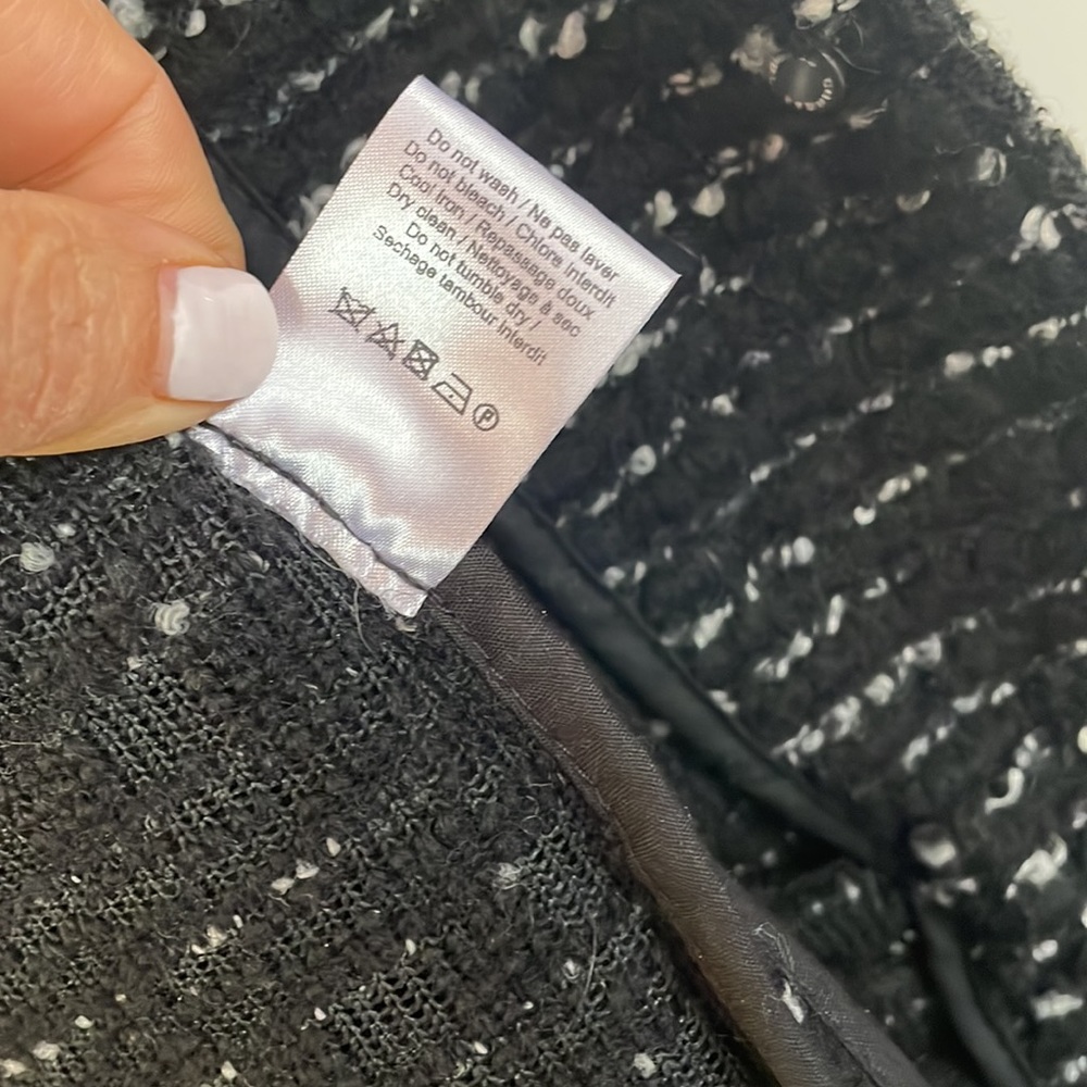 IRO Molly Jacket in Noir, Size 2 - Picture 8 of 9